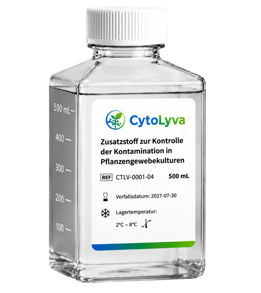 Zusatzstoff zur Kontrolle der Kontamination von Pflanzengewebekulturen