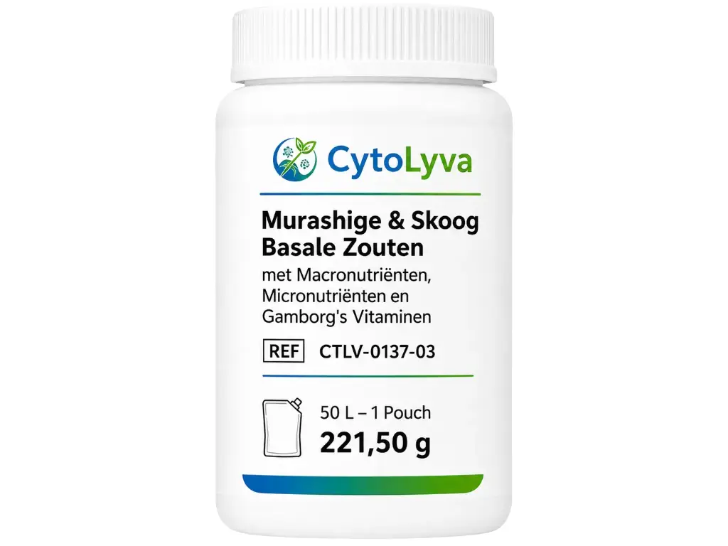 Murashige & Skoog Basissalze mit Makronährstoffen, Mikronährstoffen und Vitaminen Gamborg