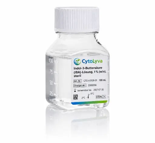 [CTLV-0108-01] Indol-3-buttersäure (IBA)-Lösung, 1 % (w/v), steril